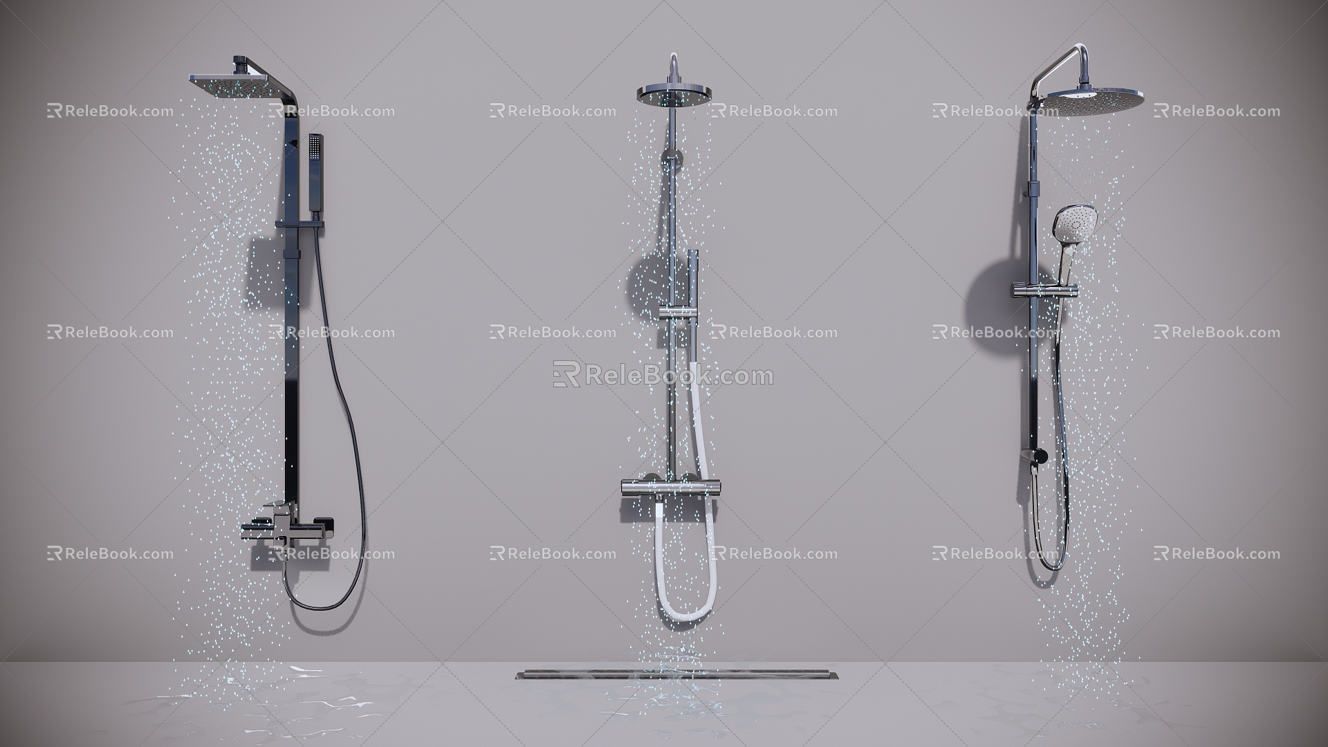 Modern Rain Shower Spray model