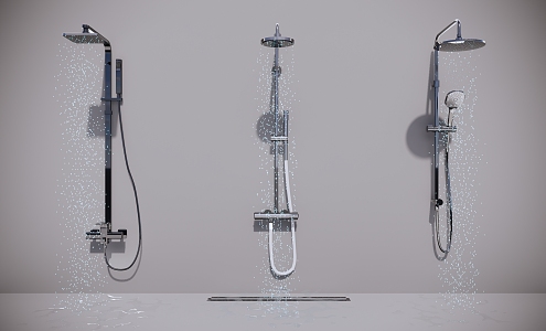 Modern Rain Shower Spray 3d model