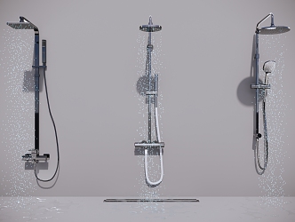 Modern Rain Shower Spray 3d model