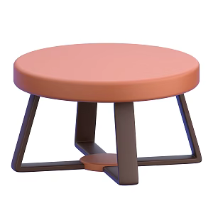 Modern coffee table cartoon table 3d model