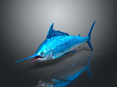 Northern bluefin tuna albacore tuna yellowfin tuna blackfin tuna 3d model