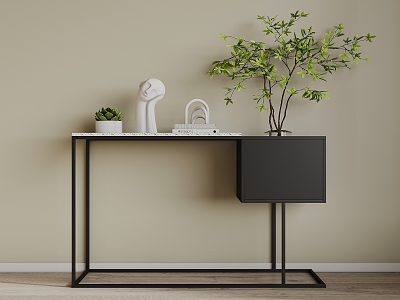 Modern End Desk model