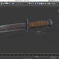 Dagger Sabre Tool Knife Field Dagger Military Dagger Knife Low Face Number Low Model Simple Model Game Next Era Movie and TV Level Super Realism 3d model