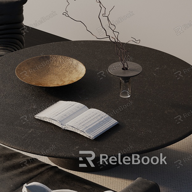 Modern coffee table model