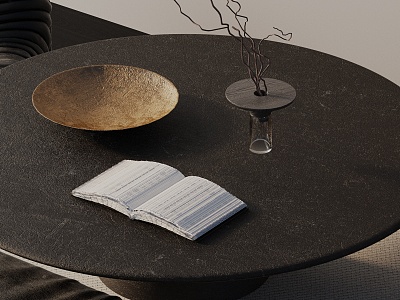 Modern coffee table model