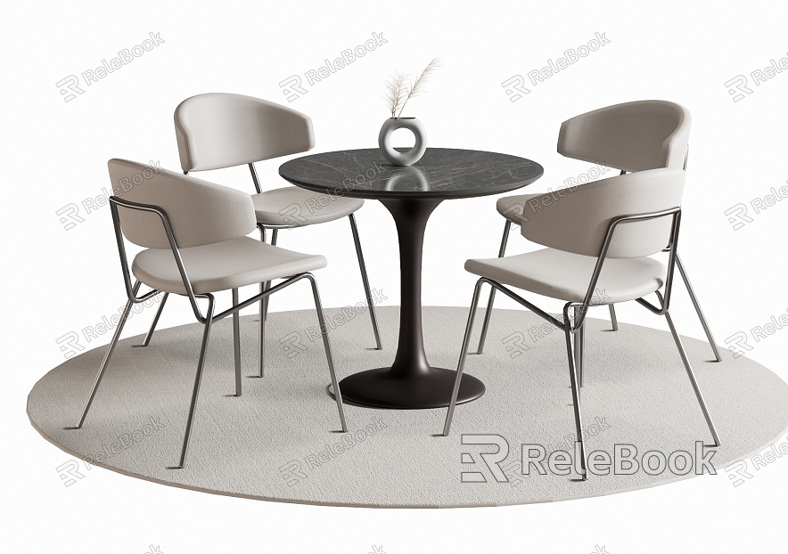 Leisure Table and Chair Negotiation Table and Chair Dining Table and Chair model