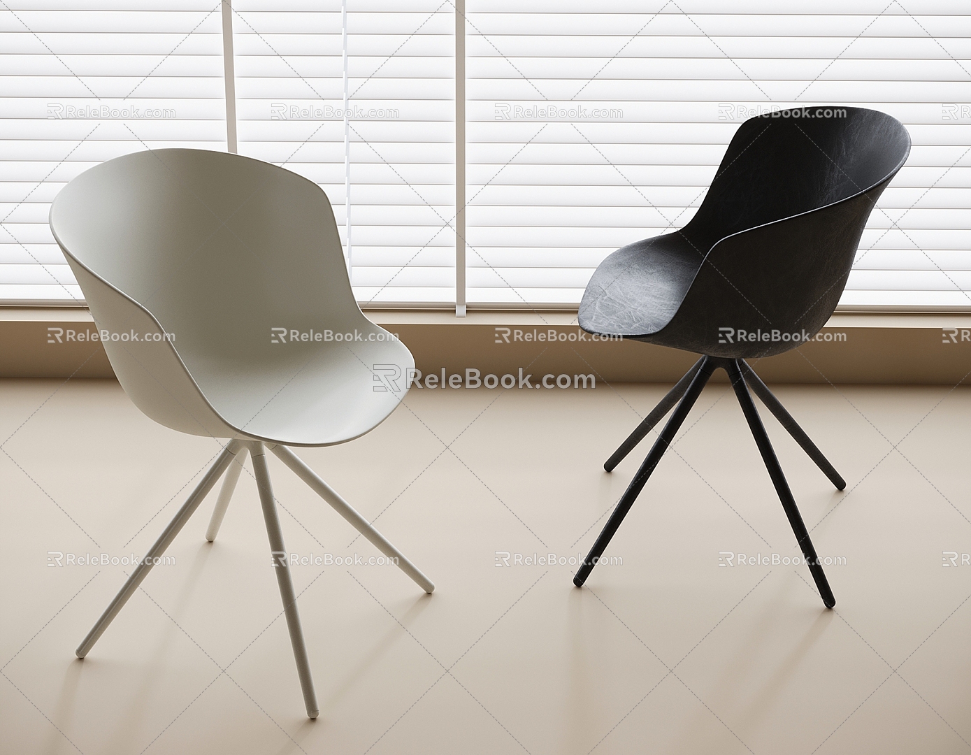 Modern office chair 3d model