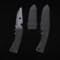 Dagger Sabre Tool Knife Field Dagger Military Dagger Knife Low Face Number Low Model Simple Model Game Next Era Movie and TV Level Super Realism 3d model