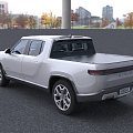 Modern Pickup Pure Electric Pickup Low Edition 3d model