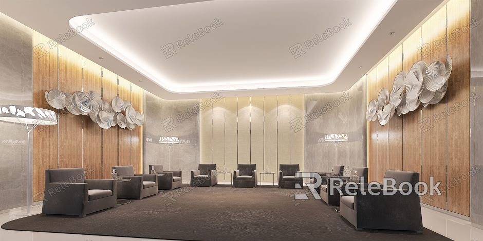 VIP Reception Room Modern Reception Room model