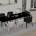 Table Nakajima Table Combination 3d model