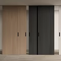 Modern Interior Sliding Doors With Various Colors And Wooden Panels