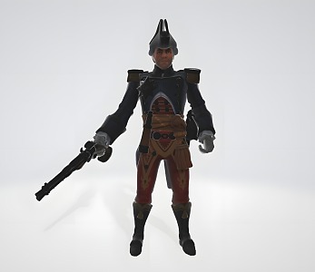 Character Man King Game Character Soldier 3d model