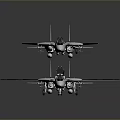 Two White Fighter Jet Models With Black Yellow Tails And Number Markings On Gray Surface