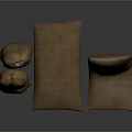 Sack Bag Grain Bag Bundle Sack Bundle Sack Jute Sack 3d model