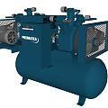 PREMATA Industrial Air Compressor With Dual Motor Mesh Guard And Air Tank