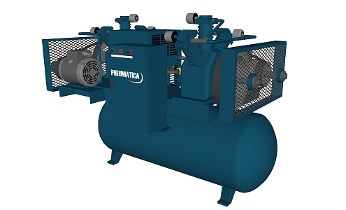 Modern Compressor Air Compressor 3d model