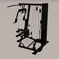 Multifunctional Home Gym Fitness Equipment With Seated And Pull Down Training Functions