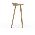 Modern Bar Interior Featuring Wooden Bar Stool With Minimalist Design Sturdy Structure And Comfortable Seating