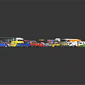 Colorful Miniature Toy Cars Collection With Various Models Different Vehicle Types And Designs