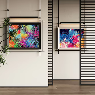 decorative painting 3d model