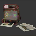 Modern Camera Polaroid Camera Polaroid Camera 3d model