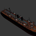 FIDE MARIASTE II Ship With Black Red Hull White Superstructure And Twin Smokestacks