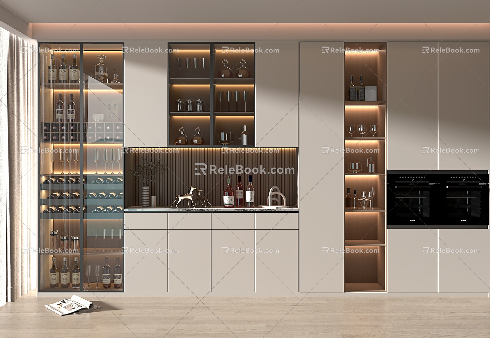 59 Modern Wine 2016 3d model