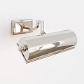 Sleek Modern Wall Lamp Design With Chrome Finish For Interior Lighting Decor 3d model