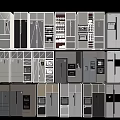 Various Modern Kitchen Cabinets In White Gray And Dark Colors With Integrated Appliances