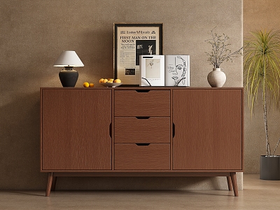 Middle Style Sideboard 3d model