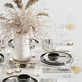 Modern Tableware 3d model