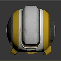 Yellow And Silver Mechanical Component With 16766 Number And Circular Center
