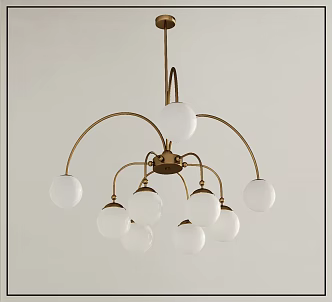 The ancient chandelier 3d model