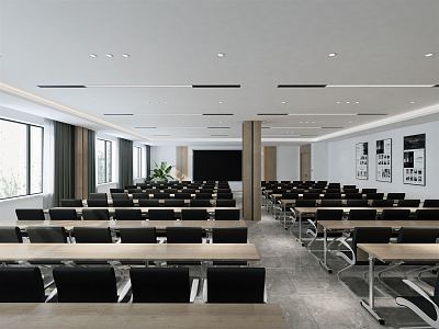 Modern Conference Hall Auditorium model