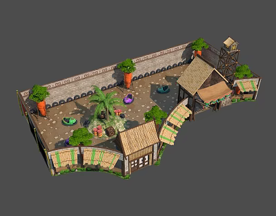 Modern Bumper Car Kids Bumper Car 3d model