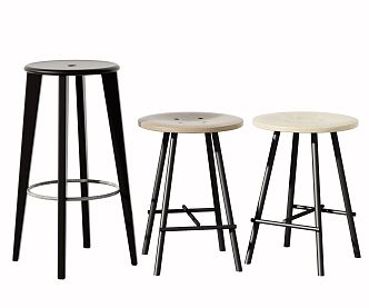 Modern Bar Stool Bar Chair 3d model