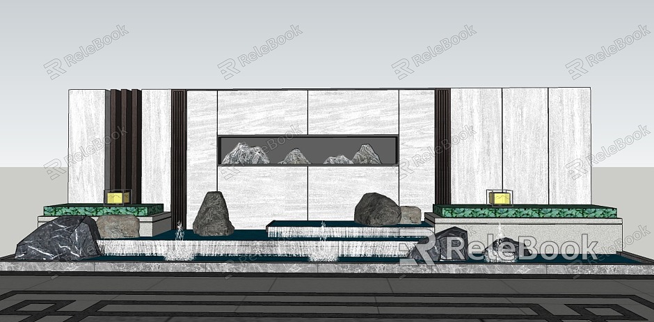 Landscape Wall Enclosure model