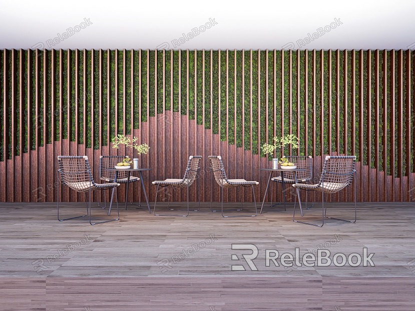 Plant wall, green plant wall, decorative wall, background wall, modeling wall model