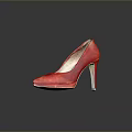 Elegant Red Velvet Pointed Toe High Heels Featuring Stiletto Heel And Fashionable Design