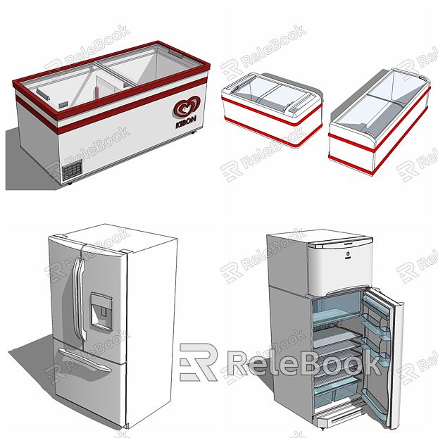 Modern refrigerator refrigerator combination model