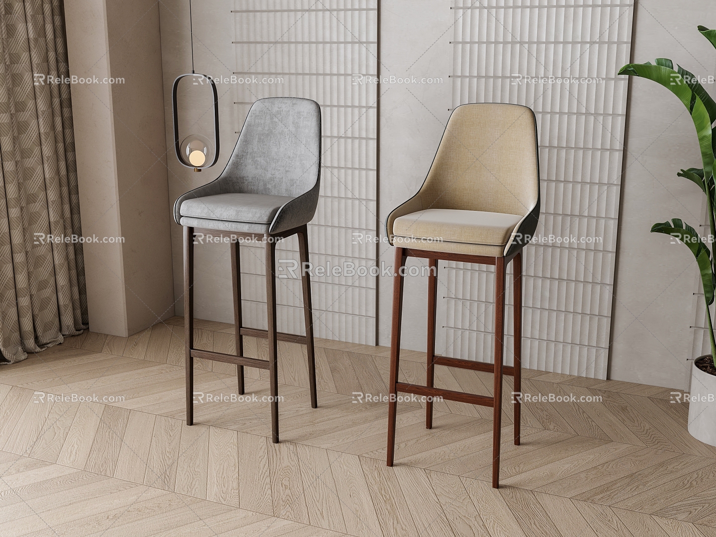 Modern Bar Chair model