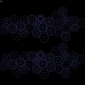 Black And White Gear Wheels Collection With Various Sizes And Intricate Designs