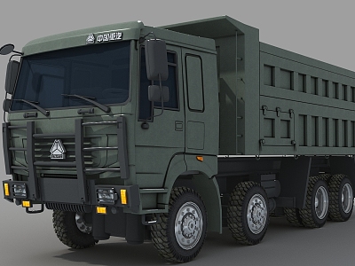 HOWO Military Truck Heavy Duty Truck HOWO Military Truck Heavy Duty Truck Heavy Duty Truck Heavy Duty Truck Heavy Duty Truck Heavy Duty Truck Head Semi Trailer 3d model