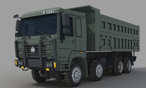 HOWO Military Truck Heavy Duty Truck HOWO Military Truck Heavy Duty Truck Heavy Duty Truck Heavy Duty Truck Heavy Duty Truck Heavy Duty Truck Head Semi Trailer 3d model