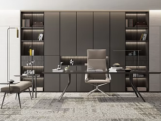 modern desk chair 3d model