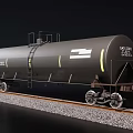 Heavy Duty Industrial Rail Tank Car with Ladder and Steel Wheel Assembly