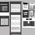 Modern Kitchen Space With Built In Oven Dishwasher And Storage Appliances