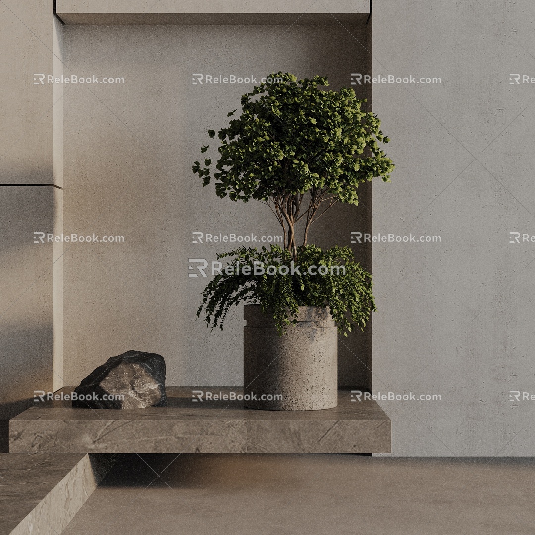 potted plant model