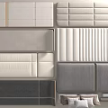 Modern Upholstered Bed Headboard Designs With Beige Gray And Textured Panels